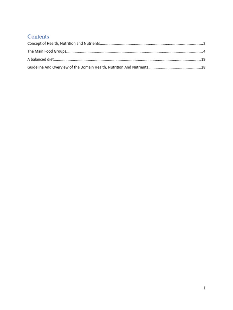 Health and Nutrition Essentials Guide | PDF | Fat | Nutrients