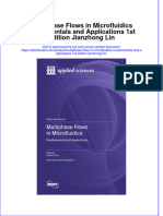 Full Ebook of Multiphase Flows in Microfluidics Fundamentals and Applications 1St Edition Jianzhong Lin Online PDF All Chapter