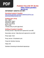 Download Internet Gratis by oeproet SN73718664 doc pdf