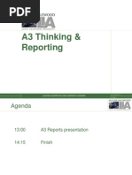 A3 Thinking & Reporting