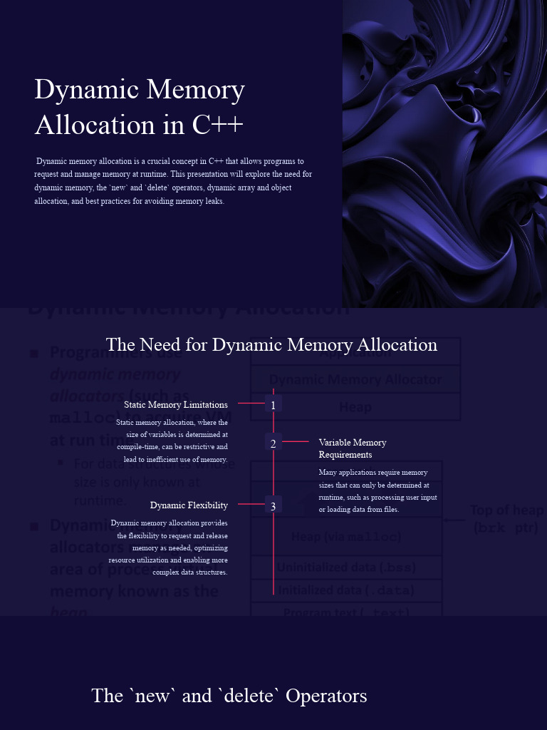 Dynamic-Memory-Allocation-in-C++ BY ABHAY | PDF | Object Oriented ...