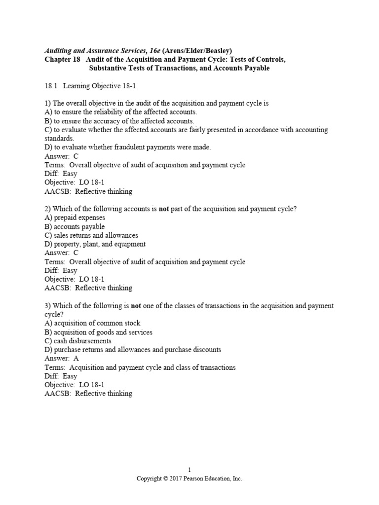 Chapter 18 | PDF | Accounts Payable | Internal Control