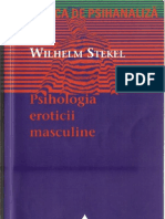 Wilhelm Stekel Psihologia Eroticii Masculine 1 | PDF