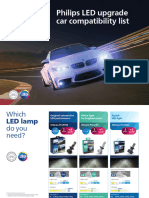 LED Upgrade Car Compatibility List 2022
