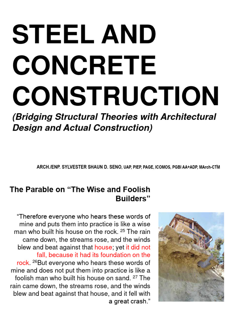 Steel and Design Construction Lecture | PDF | Deep Foundation ...