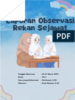 Laporan Observasi Rekan Sejawat