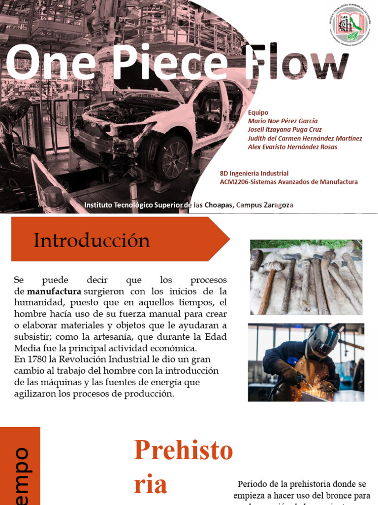One Piece Flow | PDF | Lean Manufacturing | Ingeniería