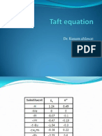 Taft equationPPT Kusum