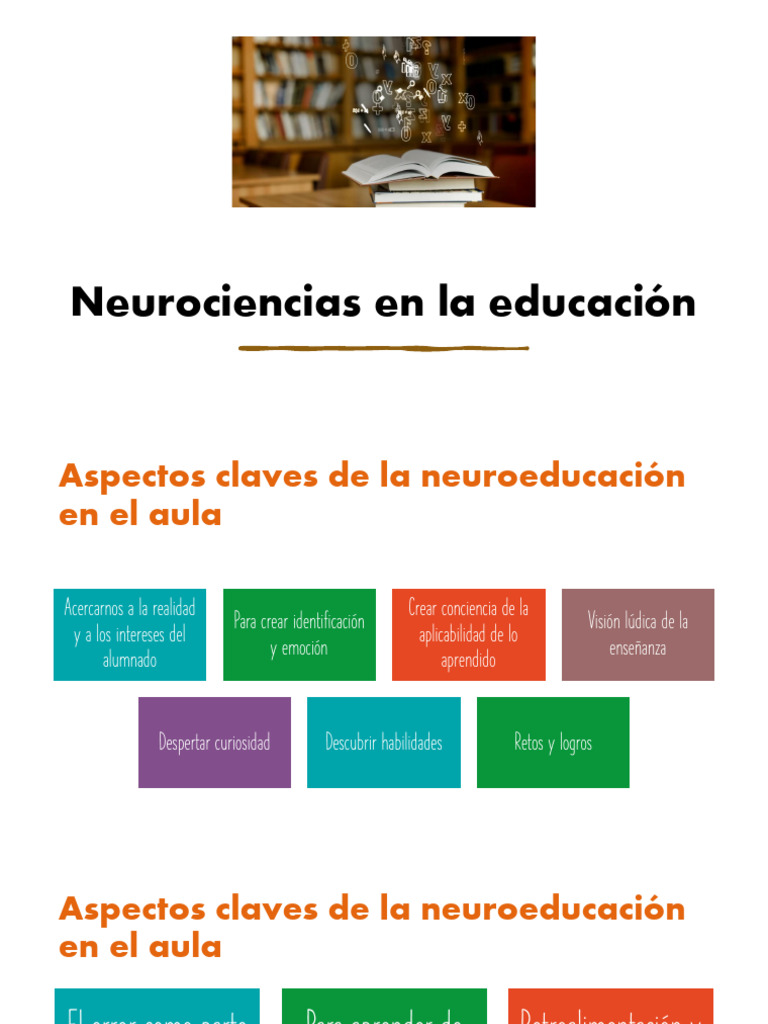 Neuroeducación: Estrategias Clave en el Aula | PDF | Aprendizaje | Las ...