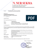 Surat Permohonan Keterangan Bank - Dusun Jeruju