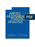 Applied Multivariate Statistic Analysis 11