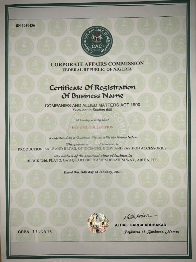 CAC Cert | PDF