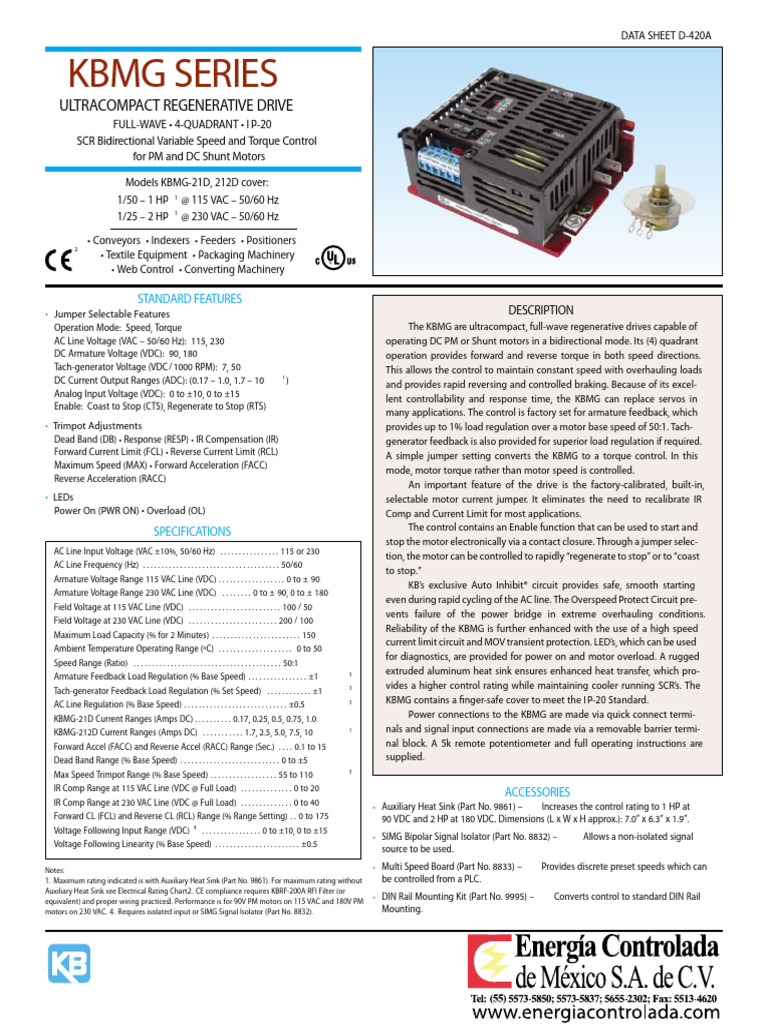 KBMG-212D-Kb Electronics-Controles | PDF | Alternating Current ...