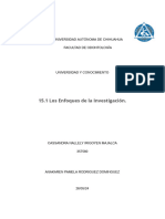 15.1 Los Enfoques de La Investigación.