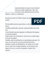 Polifenolii sunt compuși naturali care se găsesc în numeroase alimente