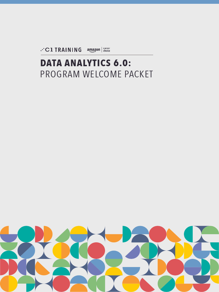 Data+Analytics+6 0+Welcome+Packet | PDF | Teaching Assistant | Lecture