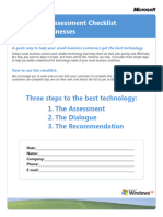 Information Technology Assessment Checklist