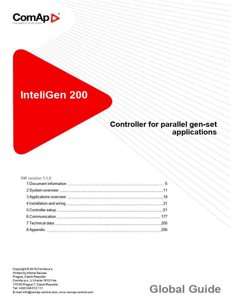 InteliGen 200 1 1 0 Global Guide r1 | PDF | Microcontroller | High ...