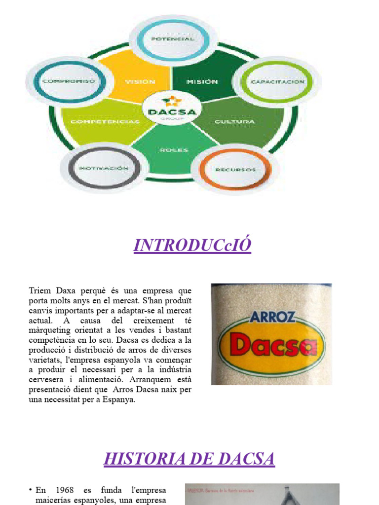 Treball Group Dacsa | PDF