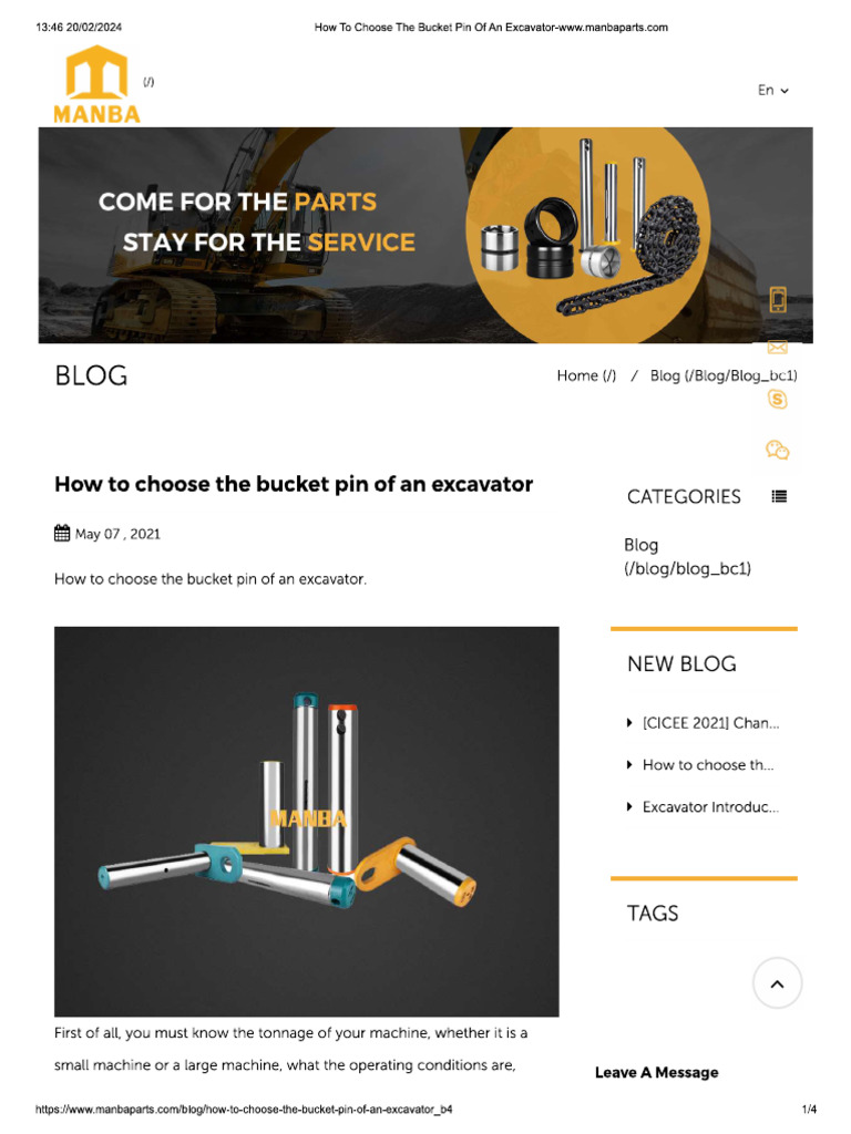 How To Measure Bucket Pin 5 PDF