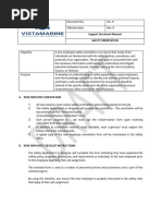 Safe Man Hours Monitoring Template | PDF