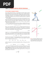 Frisbee Flight Physics Explained | PDF | Lift (Force) | Torque