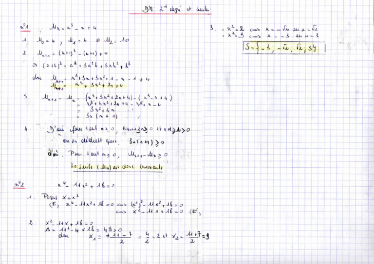 Correction Du DM | PDF
