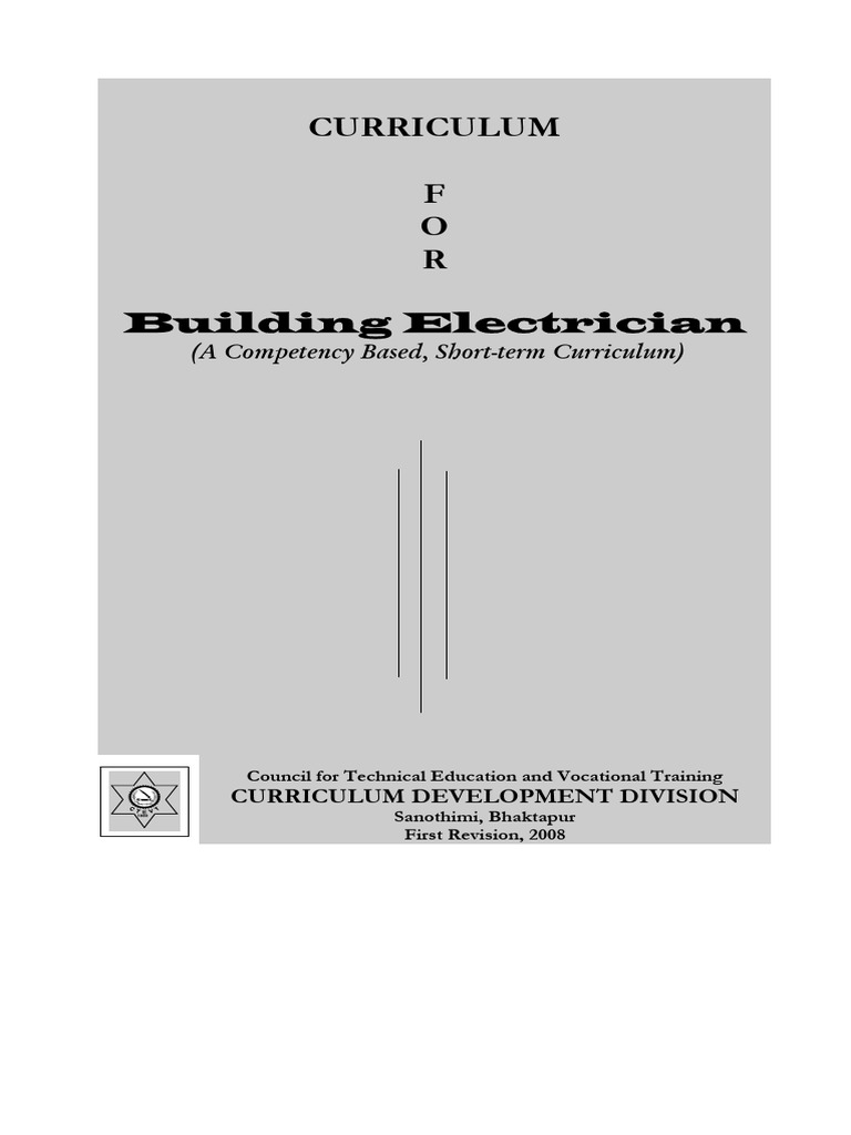 Building Electrician Training Curriculum | PDF | Electrical Wiring ...