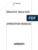 w541 Cj1w-Ect21 Ethercat Slave Unit Operation Manual en