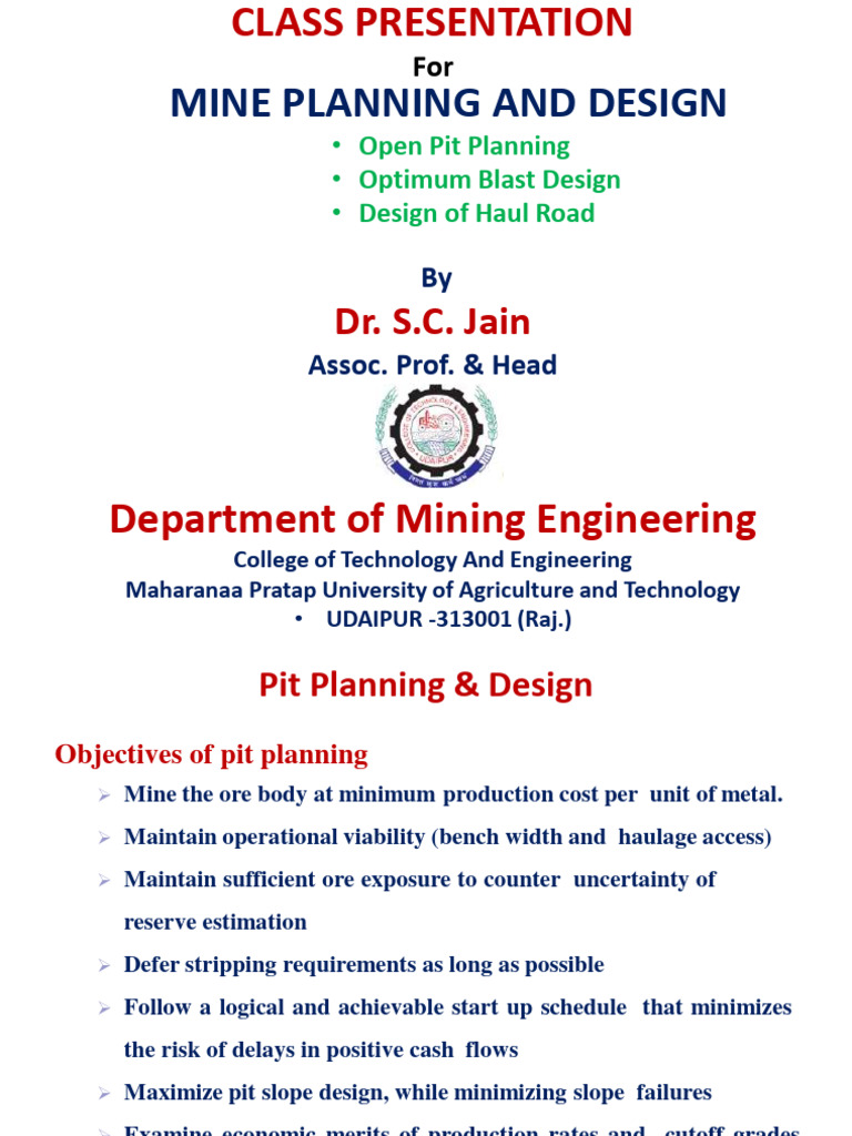 Open Pit Mine Planning and Design | PDF | Coal Mining | Mining