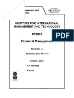 215173097-Financial-Management-PGDM-2013-14