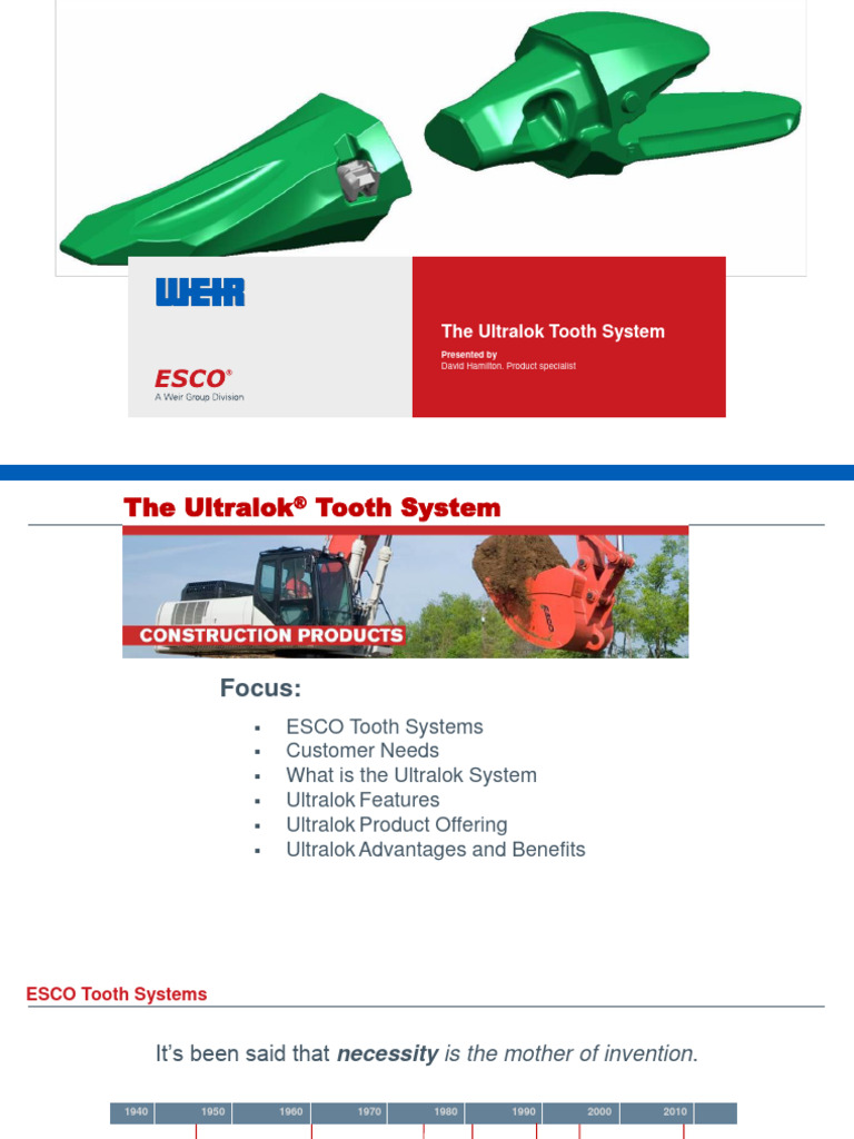 3-Ultralok Tooth System | PDF | Wear