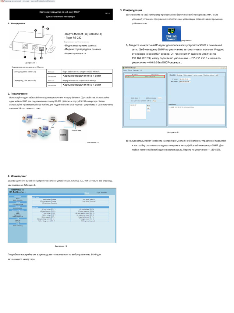 SNMP Web | PDF