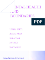 Introduction To Mental Health and Boundaries