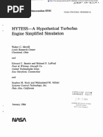 NASA-TM-83561 HYTESS - A Hypothetical Turbofan Engine Simplified Simulation