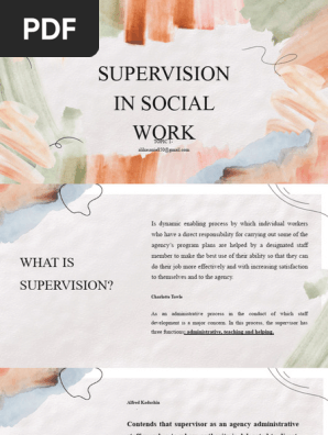 supervision topic 1