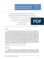 International Journal of Social Science Research and Review: The Dilemma of International Arbitration Awards in Indonesia