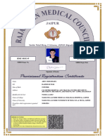 Provisional Registration Certificate Provisional Registration Certificate