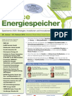 Konferenz Chance Energiespeicher