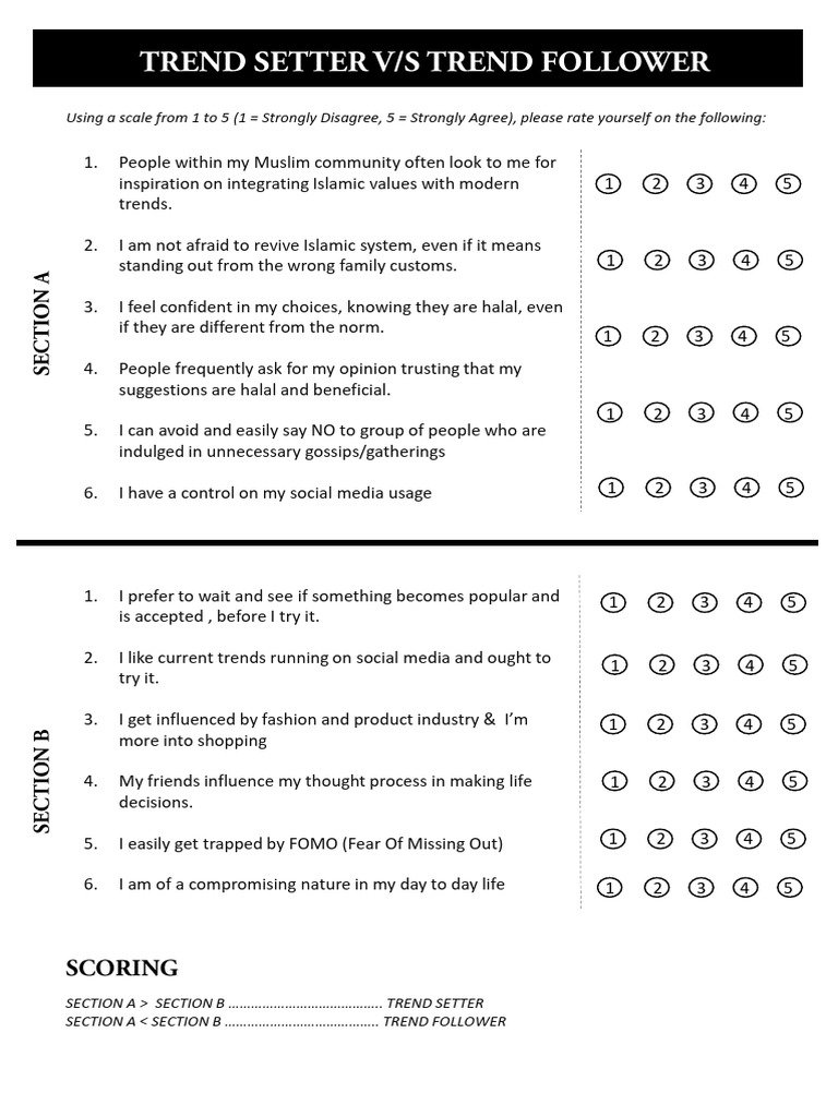 Trend Setter Follower | PDF