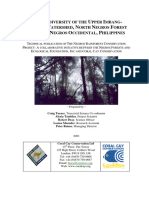 Biodiversity of Upper Imbang Caliban Watershed, North Negros Occ