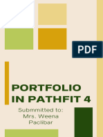 PORTFOLIO in PATHFIT 4