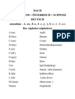 Dach Deutschland + Österreich + Schweiz Deutsch Ausnahme - A-Aa, E-A, I - E, J - Y, S - Z, V - F, Z-S Das Alphabet (Alphabets)