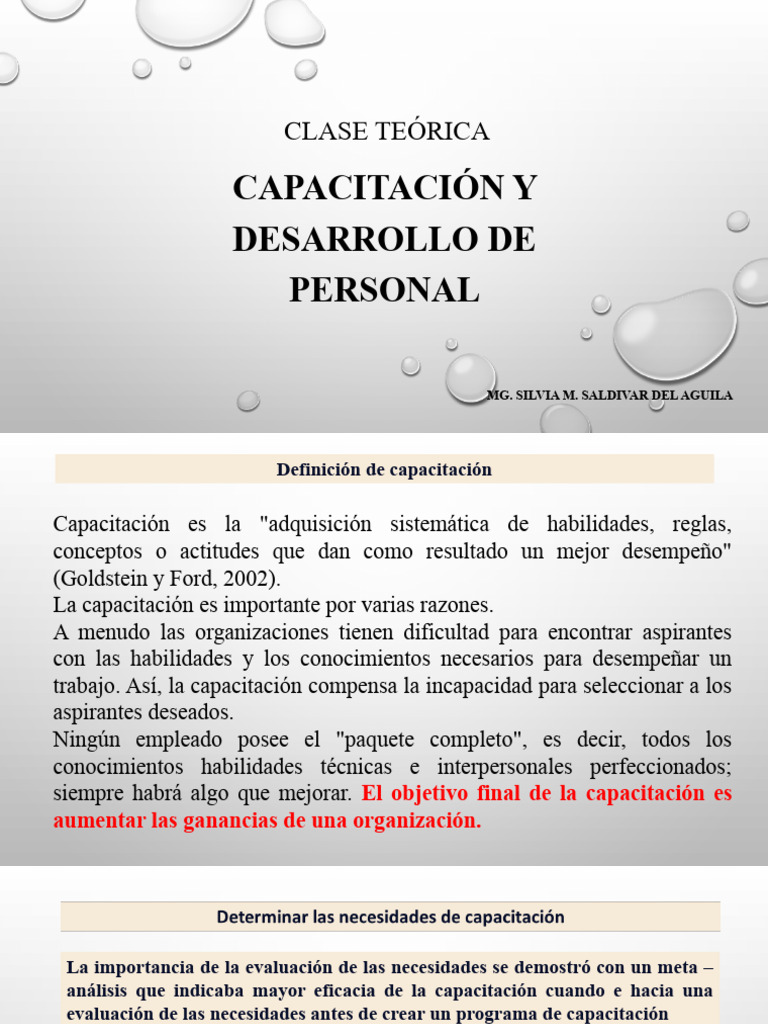 Capacitación y Desarrollo de Personal | PDF | Metodología de encuesta ...