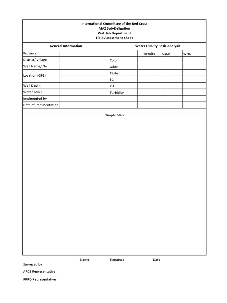 Survey Sheet | PDF