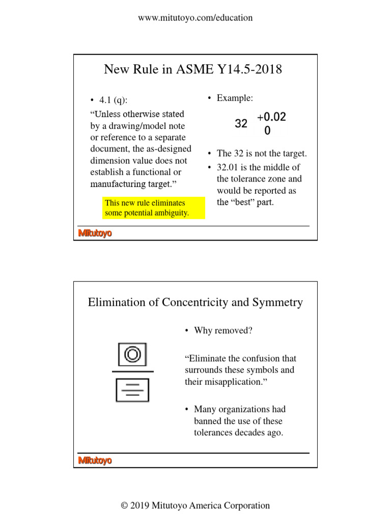 ASME Y14.5-2018 Key Changes Explained | PDF