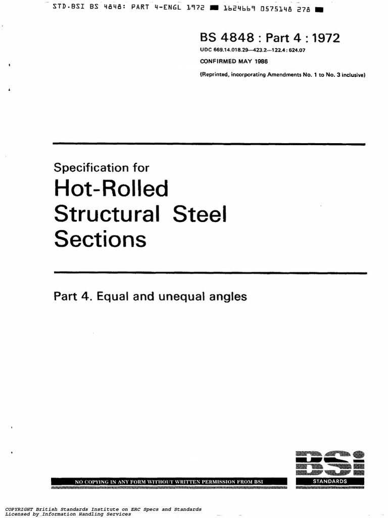 BS 4848-4 (4) - 1972 | PDF | International Organization For ...
