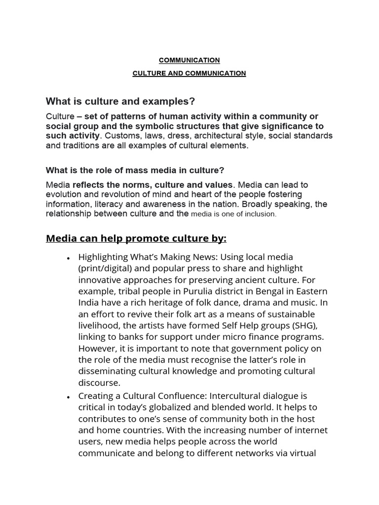 Communication Pdf Stereotypes Media Communication