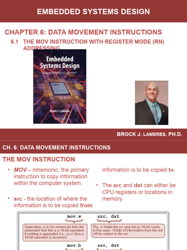Ch06 Data Movement Instructions Slides | PDF | Pointer (Computer ...
