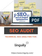 Website Audit - Linguily